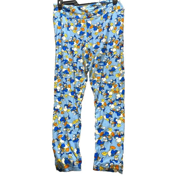 Donald Duck Leggings Womens Extra Large (35x28) Tall & Curvy AOP LuLaRoe Stretch - Picture 1 of 9